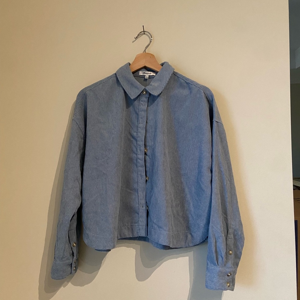 Madewell Casual Blue Button Down Shirt
